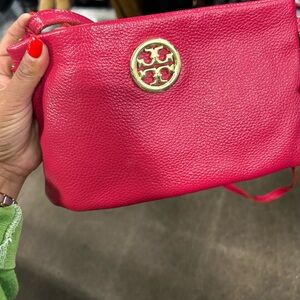 Tory Burch Vibrant Red Crossbody Bag